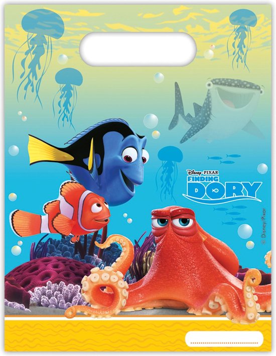 Finding Dory Sacs A Distribuer 23x16 5 Cm 6 Pieces Bol Com
