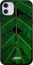 iPhone 11 Hoesje TPU Case - Symmetric Plants #ffffff