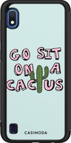 Samsung A10 hoesje - Go sit on a cactus | Samsung Galaxy A10 case | Hardcase backcover zwart