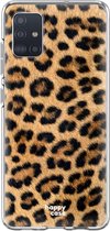 HappyCase Samsung Galaxy A71 Hoesje Flexibel TPU Wilde Panter Print