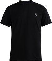 Fred Perry Ringer regular fit T-shirt M3519 - korte mouw O-hals - zwart - Maat: XS