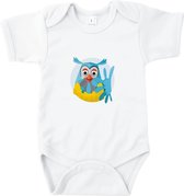 Rompertjes baby met tekst - Fabeltjesland - Wit - Maat 74/80 - Kraamcadeau - Babygeschenk - Romper - Babyshower - Valentijn - Moederdag - Vaderdag