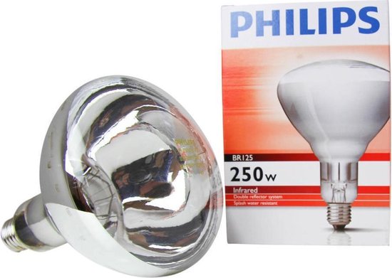 Philips Warmtelamp - 250w - Wit - Philips