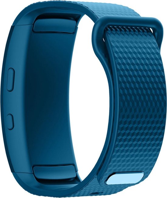 iMoshion en Siliconen iMoshion pour Samsung Gear Fit 2, Samsung Gear Fit 2  Pro - Blauw | bol