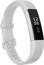 iMoshion Siliconen Smartwatch Bandje voor de Fitbit Alta (HR), Fitbit Alta - Wit