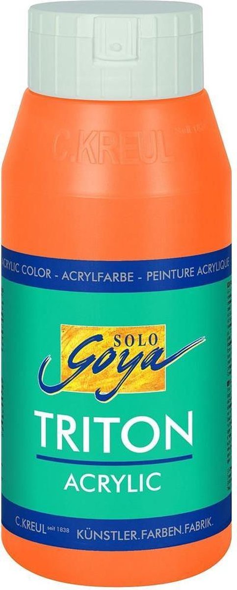 Solo Goya TRITON - Oranje Acrylverf – 750ml