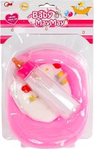 Toys Amsterdam Speelset Baby Maymay Meisjes Roze 3-delig
