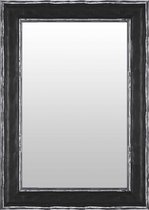 Antiek Zwart Zilveren Spiegel 56x76 cm – Nike – Chique Brocante Spiegel – wand spiegels – Tijdloze Barok Spiegel – Perfecthomeshop