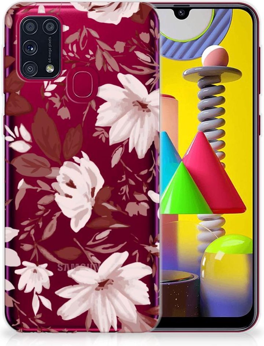 Hoesje maken Samsung Galaxy M31 Watercolor Flowers