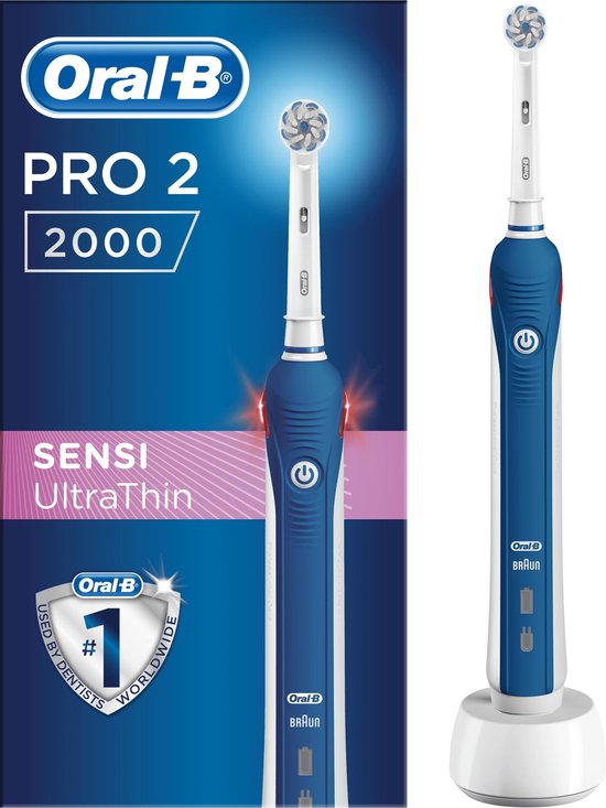 uitlokken ik zal sterk zijn Welvarend Oral-B PRO 2 2000 Elektrische Tandenborstel Powered By Braun | bol.com