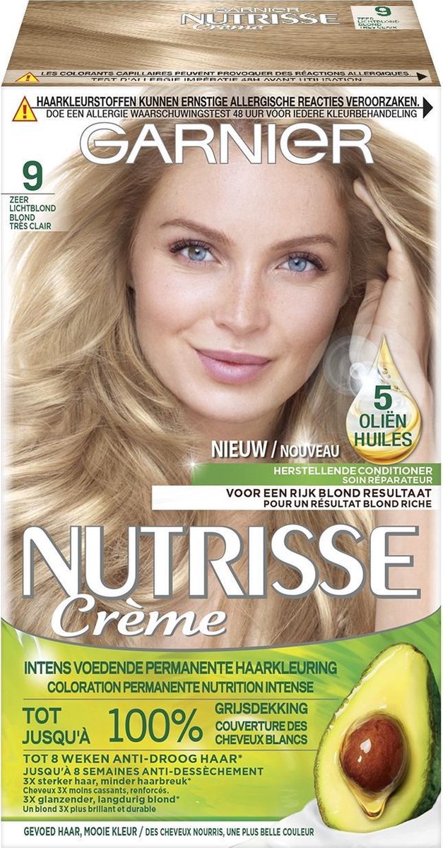 Kwijtschelding Londen Wiens Garnier Nutrisse Crème 90 - Natuurlijk Zeer Lichtblond - Haarverf | bol.com