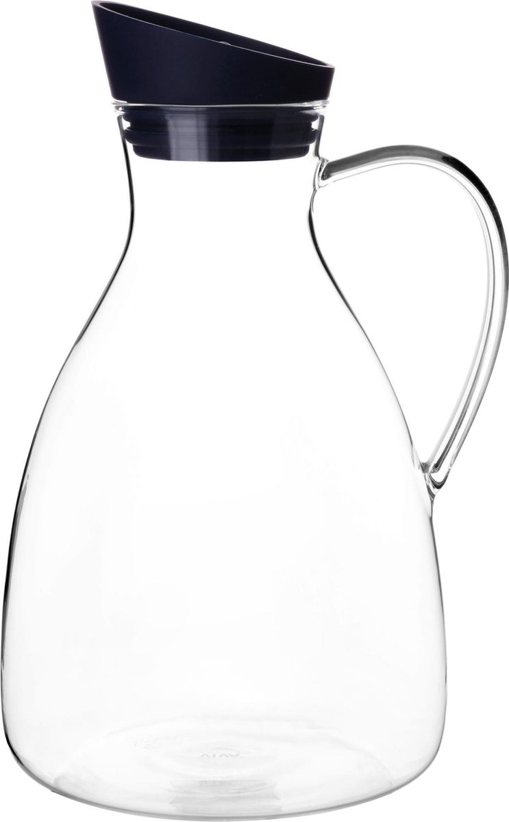 Viva Scandinavia - Hydratatie Infusion Karaf voor Icetea - zonder Filter - 2 liter - Donkerblauw