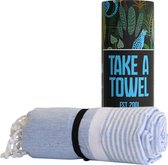 Hamamdoek - Take A Towel - saunadoek - 100x180cm - 100% katoen - pestemal - TAT 3-2