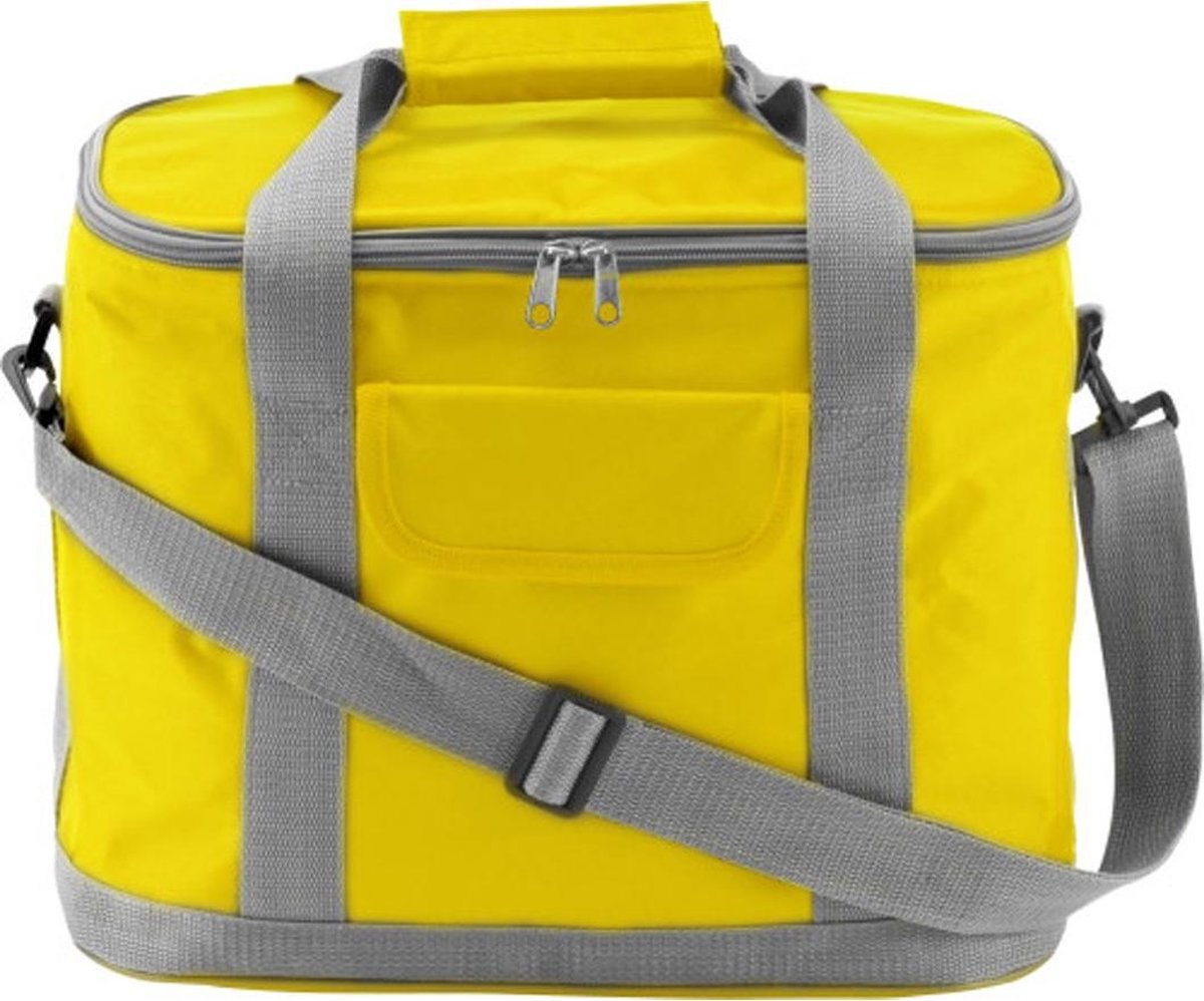 Brand Polyester koeltas geel 27L