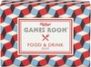 Afbeelding van het spelletje Ridley's Games Quiz Food & Drink Papier Wit/rood/blauw