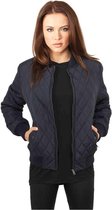 Urban Classics - Diamond Quilt Nylon Jacket - M - Blauw