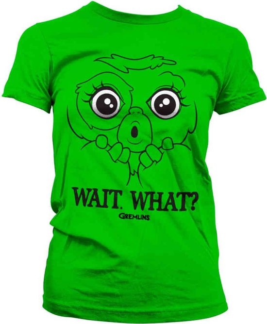 Gremlins Dames Tshirt -2XL- Wait. What? Groen