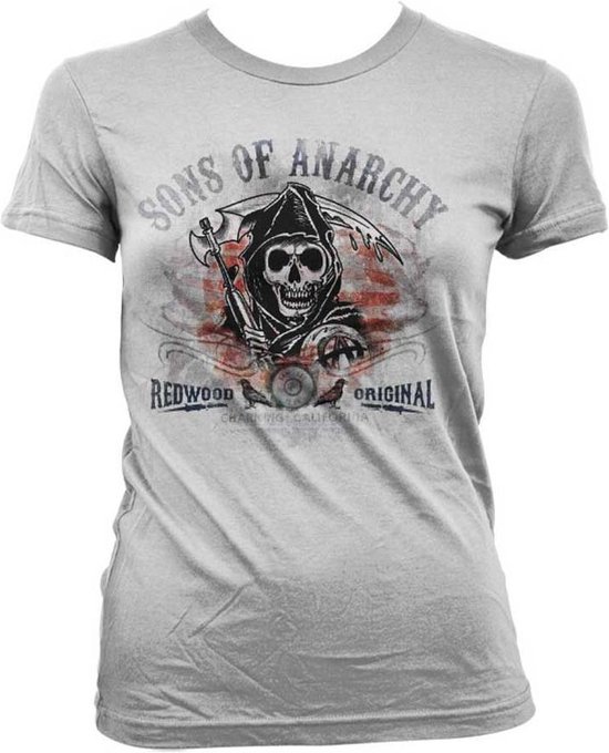 SONS OF ANARCHY - T-Shirt Distressed Flag - GIRL (XXL)
