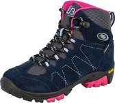Brütting Wandelschoen Bergen High Suède Navy/roze Maat 33