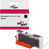 Go4inkt compatible met Canon CLI-551 bk inkt cartridge zwart