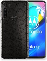 TPU Silicone Hoesje Motorola Moto G8 Power Telefoonhoesje Stripes Dots