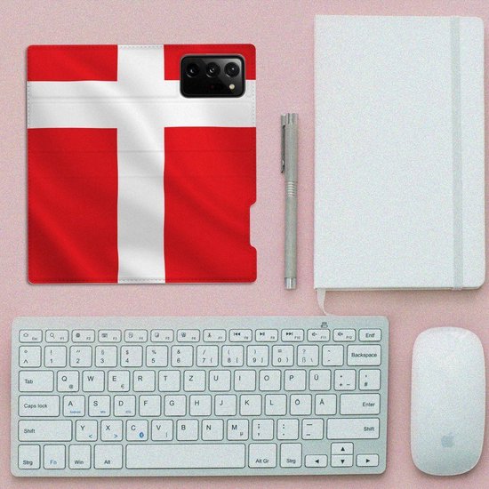 Étui pour téléphone Samsung Galaxy Note 20 Ultra Book Case drapeau danois