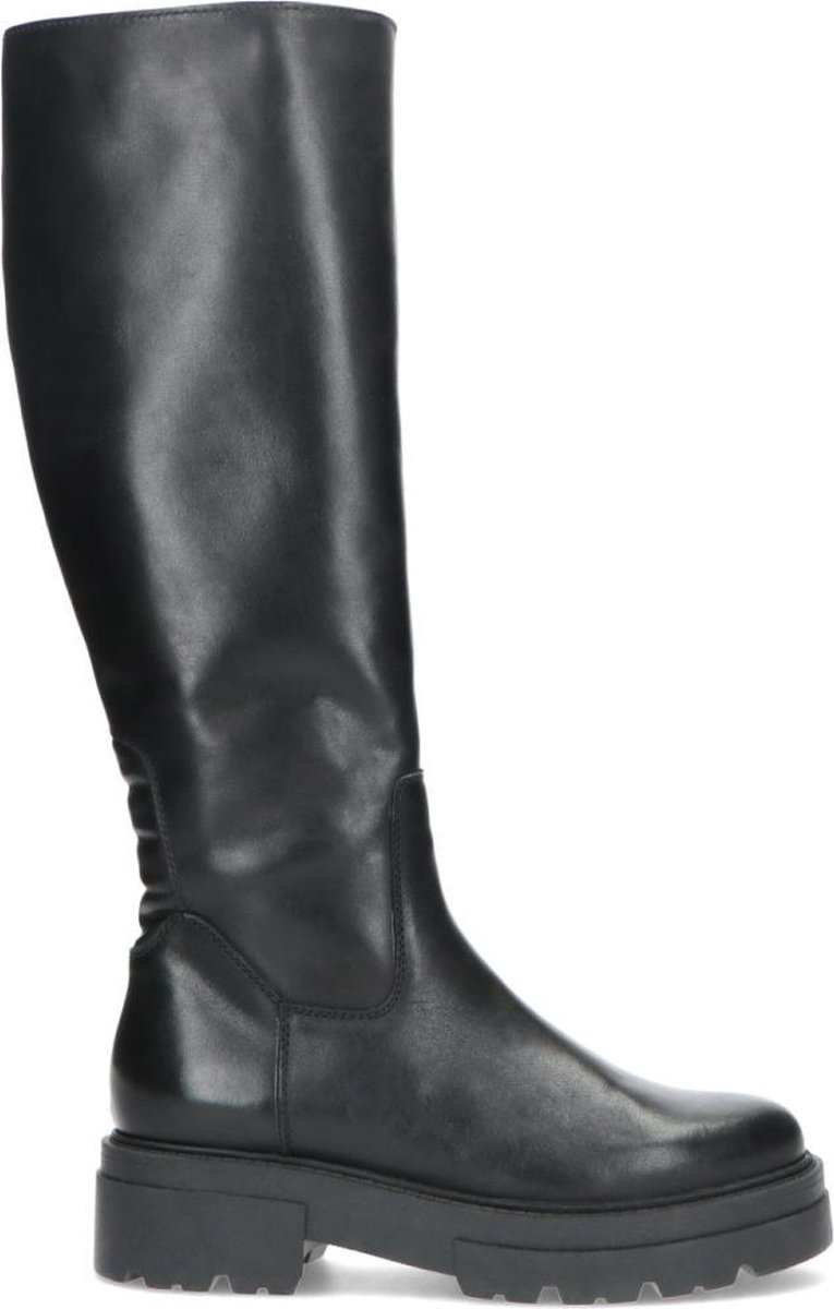 Sacha - Dames - Zwarte hoge chelsea boots - Maat 39 | bol.com