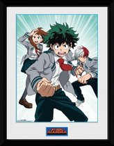 Poster - My Hero Academia Trio - 40 X 30 Cm - Multicolor