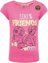 My Little pony shirt Glow in the dark - roze - maat 98/104 (4 jaar)