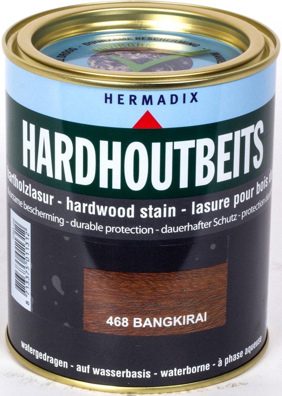 pen Oriëntatiepunt Noord Hermadix Hardhout Beits - 0,75 liter - 468 Bangkirai | bol.com