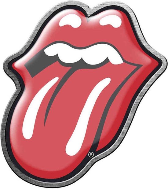 The Rolling Stones Pin Tongue Rouge