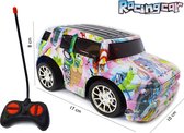 RC Racing mini Car - 3D LED Flash light - radio grafisch bestuurbaar auto 1:20