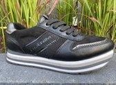 TOM TAILOR - dames 9095501 sneaker - maat 38 - black