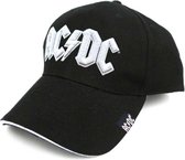 AC/DC Baseball pet White Logo Zwart