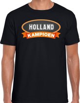 Holland kampioen t-shirt zwart voor heren XL