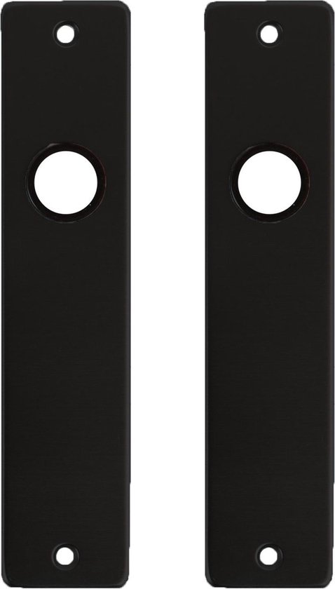 5x deurkrukset / deurgarnituur zwart met zwarte deurklinken en deurschilden  -... | bol.com