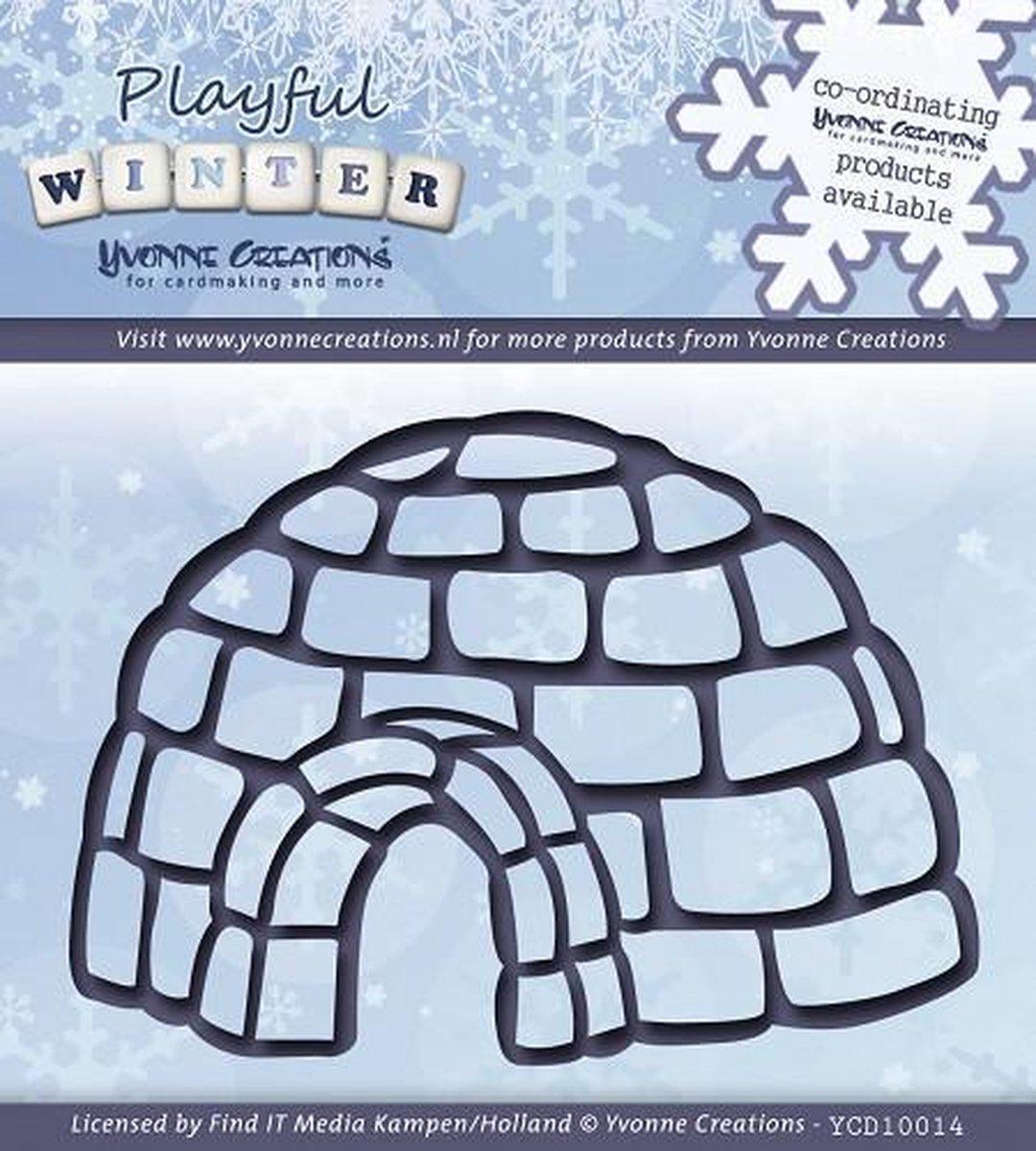 Die - Yvonne Creations - Playful Winter - Igloo
