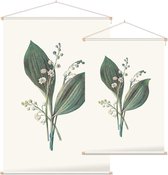 Lelietje-van-dalen (Lily of the Valley) - Foto op Textielposter - 60 x 90 cm