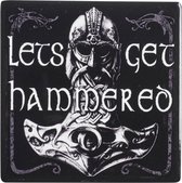 Alchemy Onderzetter Hammered Zwart