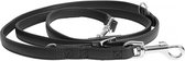 Duvo+ Popular leder leiband duo Zwart 100-200cm/18mm