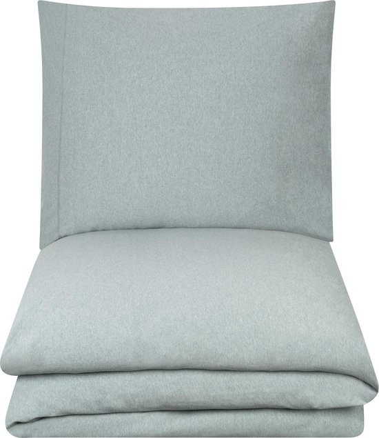 House in Style Luxe' oreiller de luxe Tumba Jersey de coton, 65 x 65 cm, gris