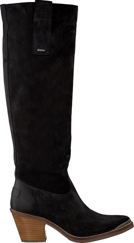 | Shabbies Dames Hoge laarzen 193020053 Zwart shabbies Dames Laarzen in maat 37 | KLEDING.nl