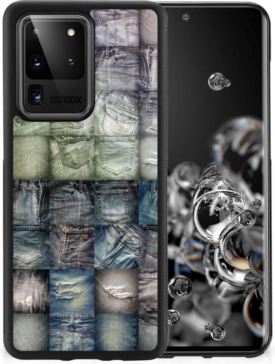 TPU Bumper Case Samsung Galaxy S20 Ultra Spijkerbroeken