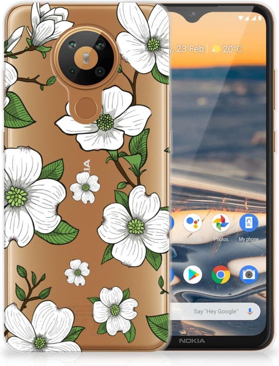 Nokia 5.3 TPU Case Dogwood Flowers