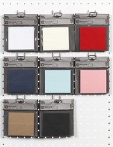 Plaatskaarten. diverse kleuren. afm 9x4 cm. 220 gr. 8x10 doos/ 1 doos