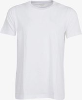 Unsigned heren T-shirt katoen - Wit - Maat XL