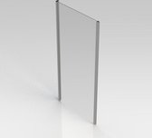 Nemo Go Belo vaste wand 90x190cm 6mm easy clean glas profielen aluminium verchroomd regelbaar 86.5-89cm