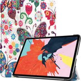 Tablet hoes voor Apple iPad Air 2022 / 2020 tri-fold hoes - Case met Auto Wake/Sleep functie - Vlinders