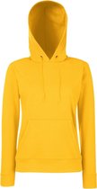 Fruit of the Loom - Lady-Fit Classic Hoodie - Geel - L