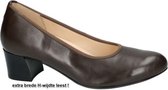 Hassia -Dames -  bruin donker - pumps & hakschoenen - maat 40.5